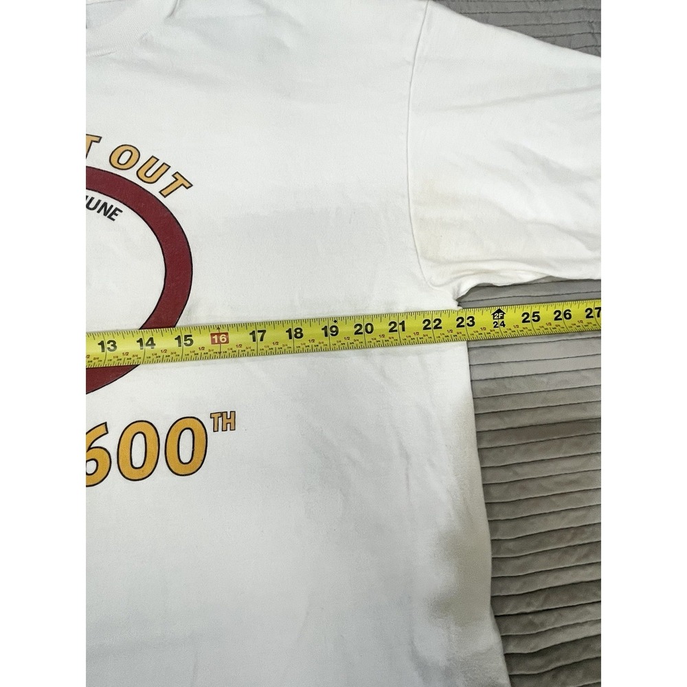 Vtg West London Hash House Harriers WLH3 600th Run Race Tee Shirt Devil Sz XL - Picture 14 of 14